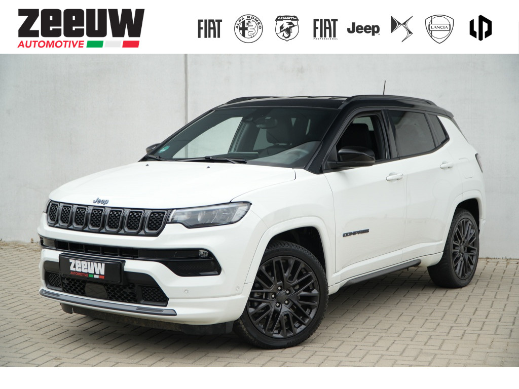 Jeep Compass 4xe 240 PK Hybrid S | Leder | Pano | Navi | Winter | Cam | 19'