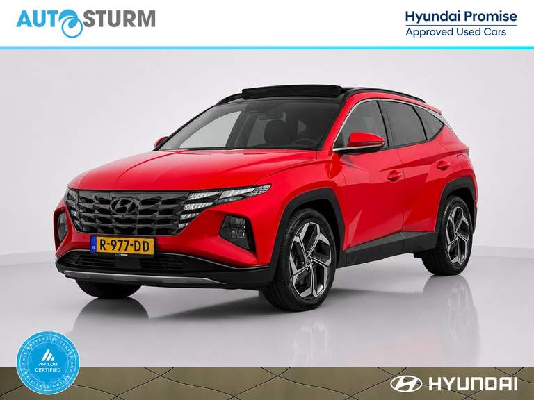Hyundai Tucson 1.6 T-GDI PHEV Premium Sky 4WD SoH 98% incl. Trekhaak, NL-Auto + 1e Eigenaar!