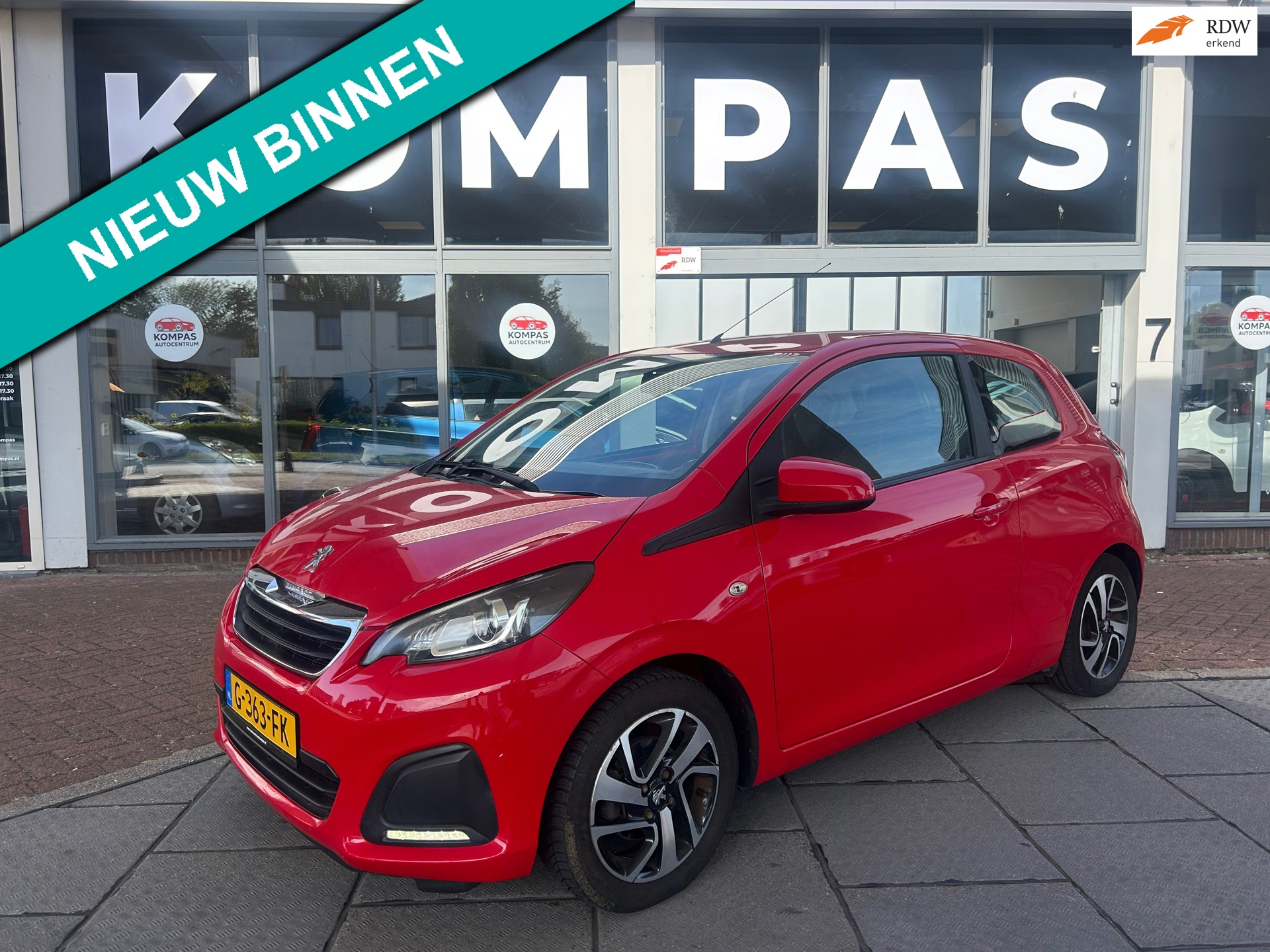 Peugeot 108 1.0 e-VTi Active TOP! |Bluetooth|Airco|USB|Aux|Start&Stop|EL.Ramen|LM.Velgen