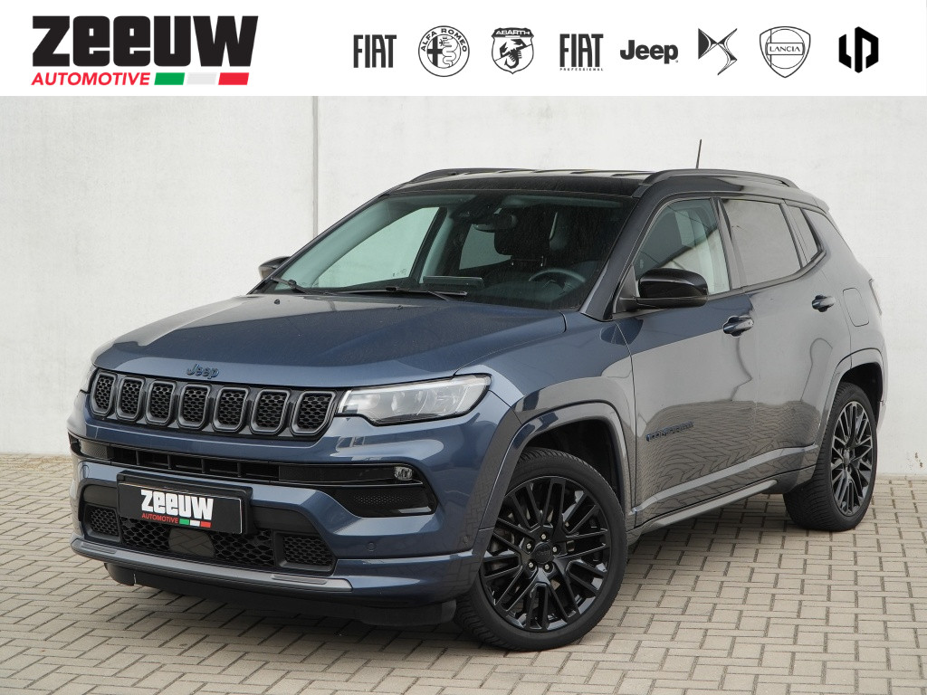 Jeep Compass 4xe 240 PK Hybrid S | Leder | Navi | Winter | Trekhaak | 19'