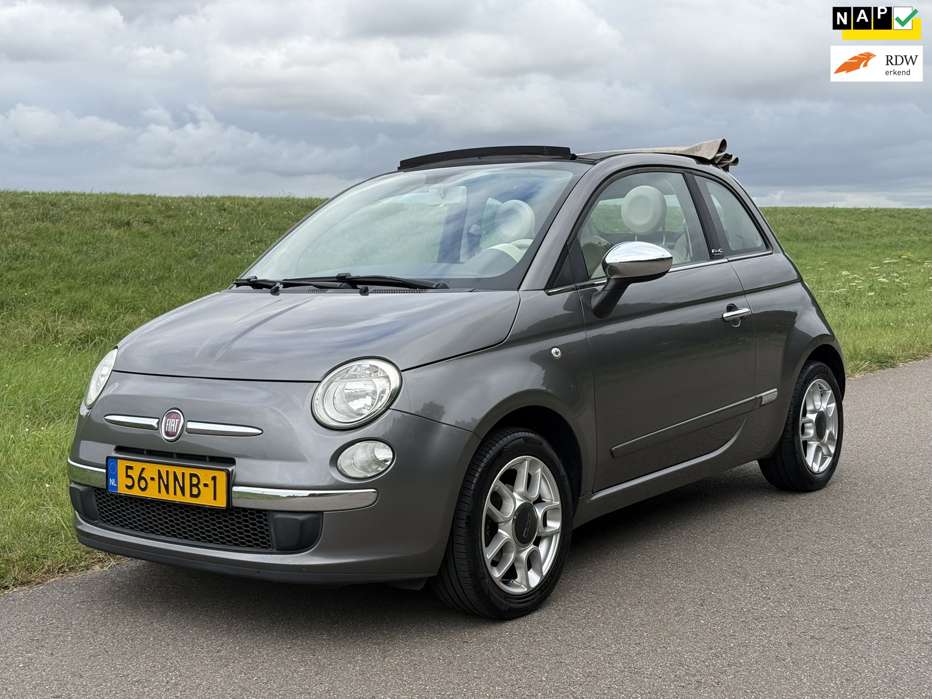 Fiat 500 C 1.2 | Cabrio | Carplay | Airco | NAP | PDC