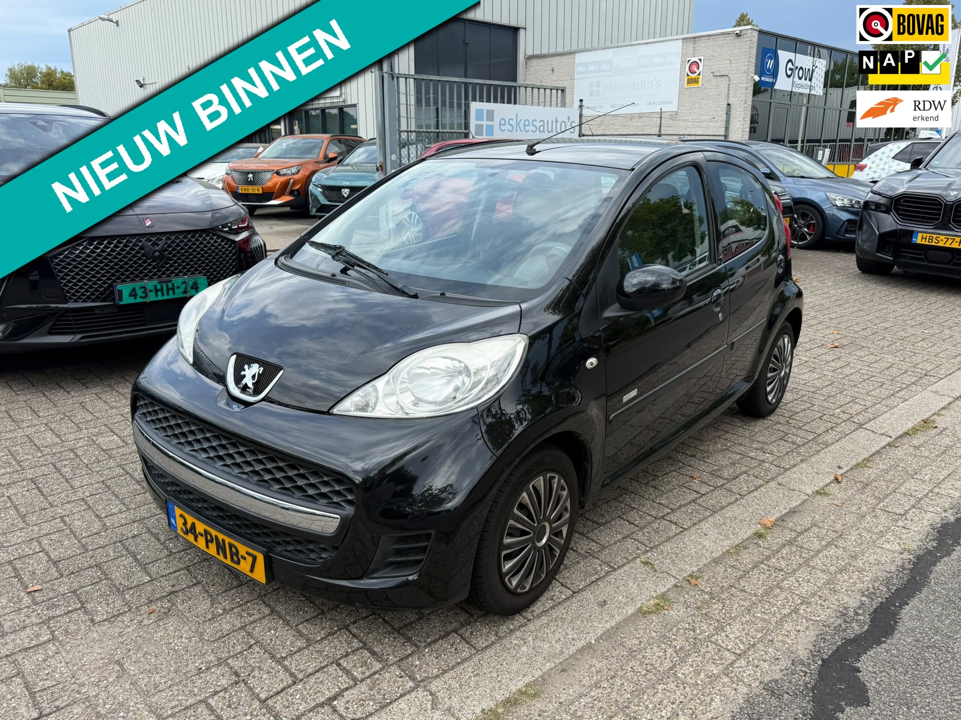 Peugeot 107 1.0-12V Millesim 200, Airco, 5 Deurs, NAP, Nette auto