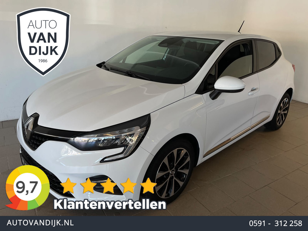 Renault Clio 1.0 TCe Zen AIRCO NAVI CRUISE APPLE CARPLAY BLUETOOTH VELGEN PDC 5DRS ELEK RAMEN CENT VERG PRIVACYGLAS NIEUWSTAAT