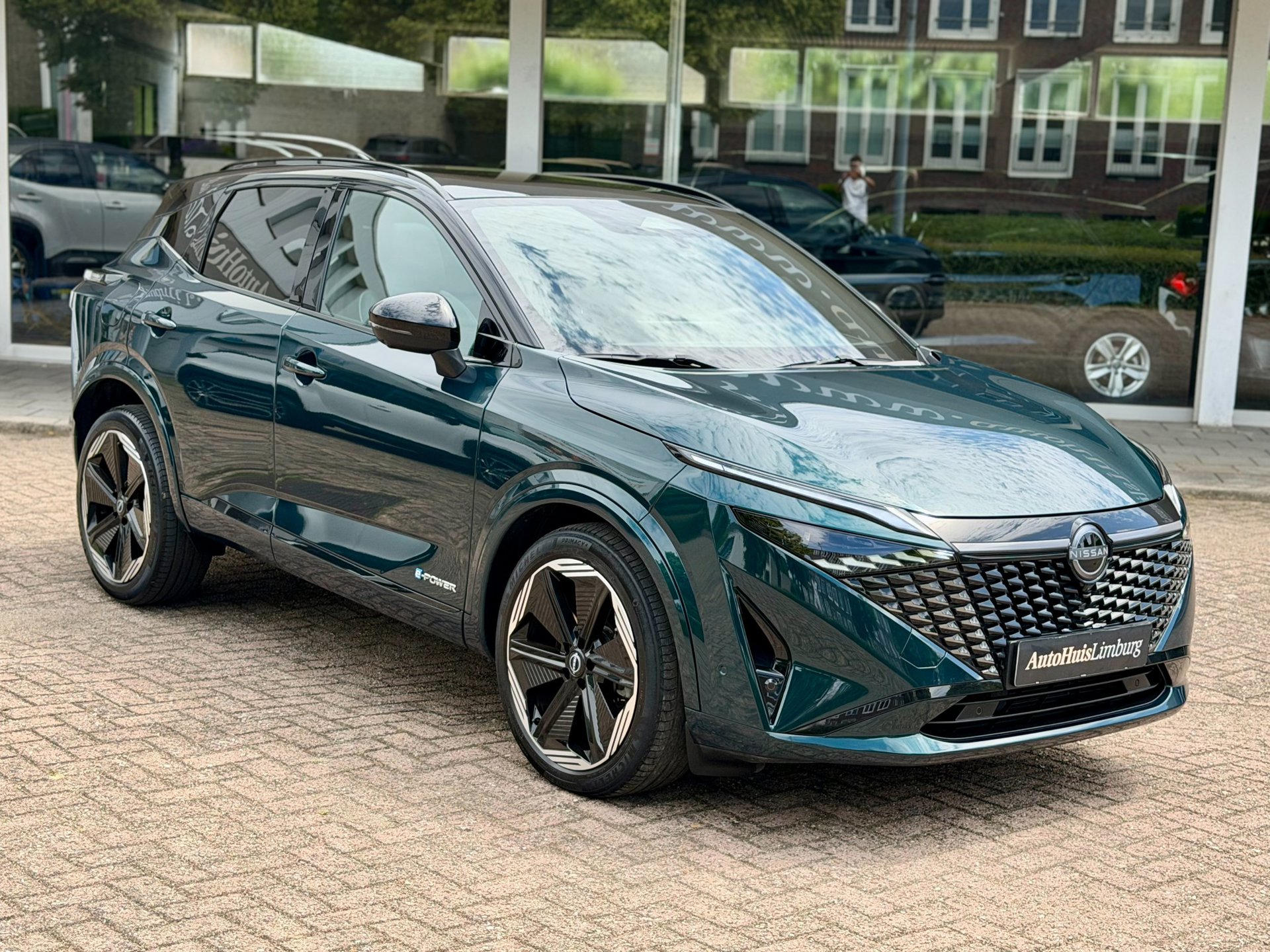 Nissan Qashqai 1.5 e-Power N-Design|Pano|Camera|Leer/Alcantara|CarPlay|Nav|HUD|Nieuwstaat