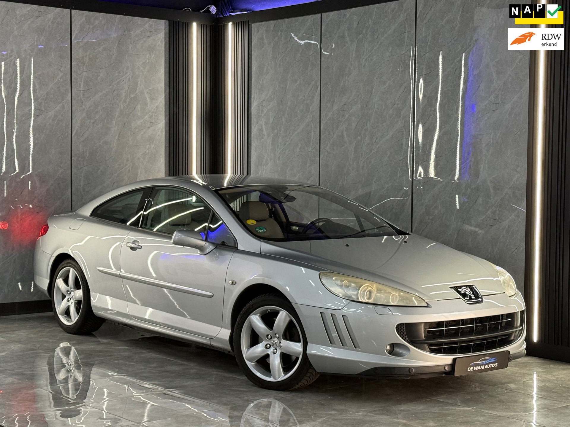 Peugeot 407 Coupé 3.0-24V Féline Automaat | JBL | Memory | Leer | Stoelverw | Electr Stoelen | Xenon | Navi | Cruise | Nap
