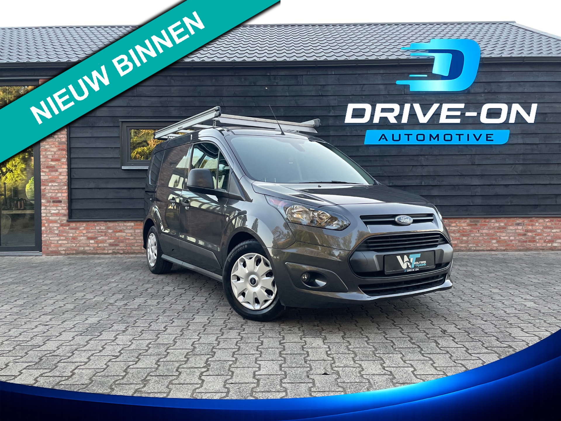 Ford Transit Connect 1.0 Ecoboost L1 - Marge - 3 pers - trekhaak - imperiaal