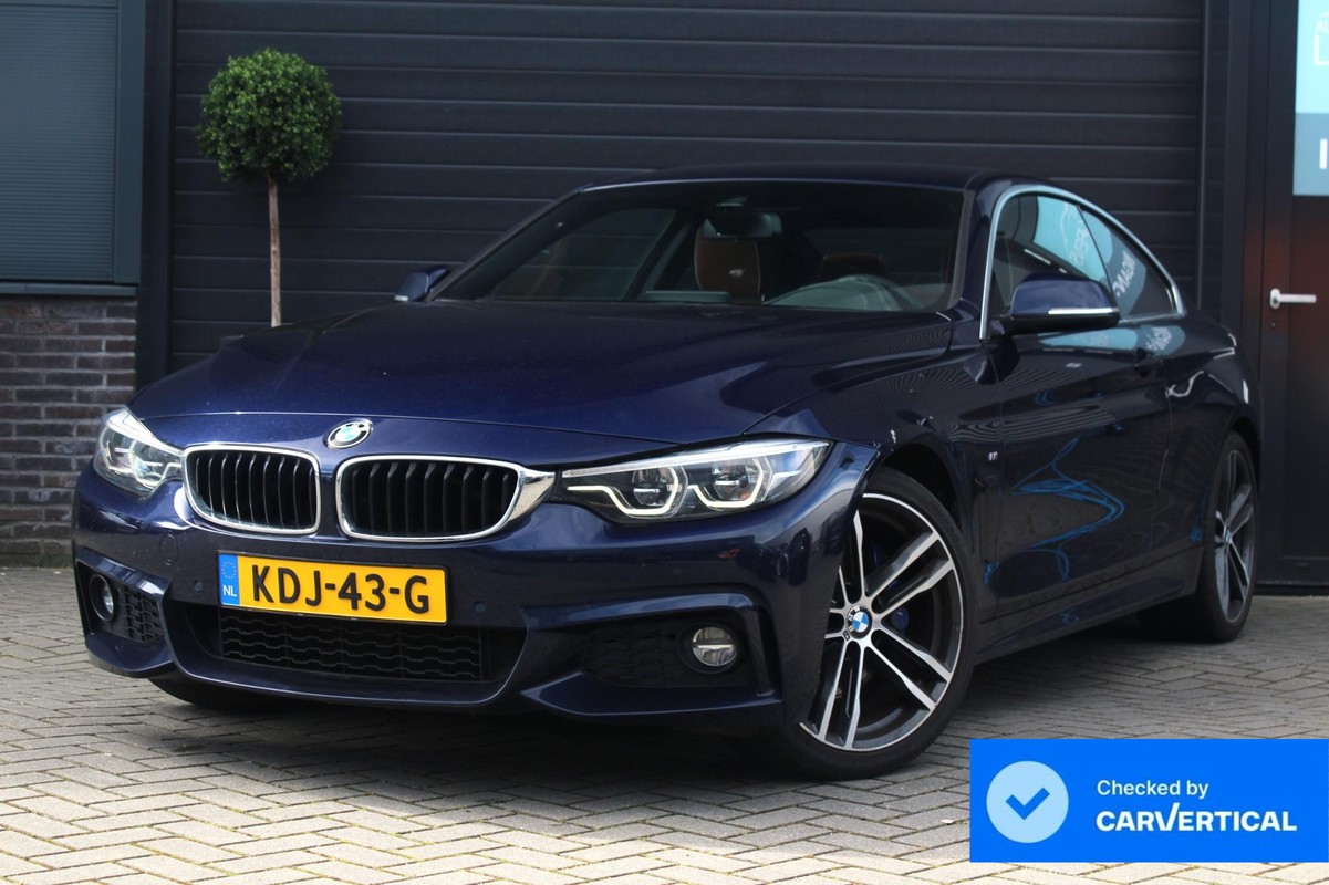 BMW 4 Serie Coupé 420i M Sport | H+K | Elektrische stoelen | Memory | Leer | Dealer onderhouden