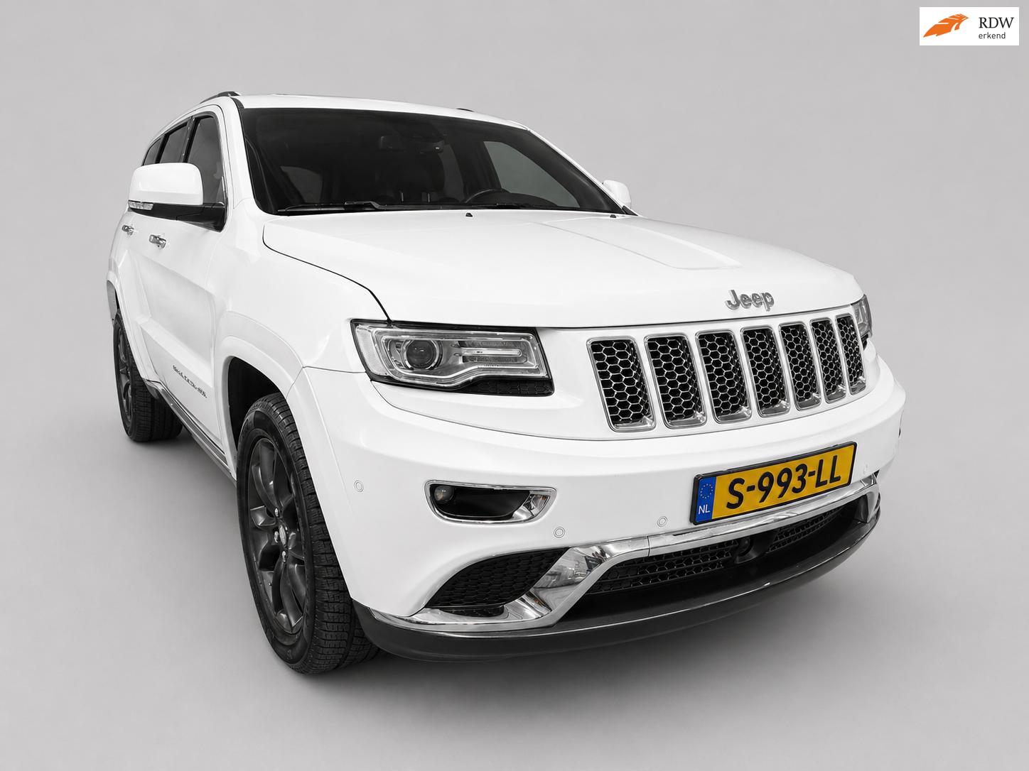Jeep Grand Cherokee 3.0 CRD Summit - Panoramadak - Stoelverw en Koeling - Stuurverw - Camera - Luchtvering - Adapt Cruise
