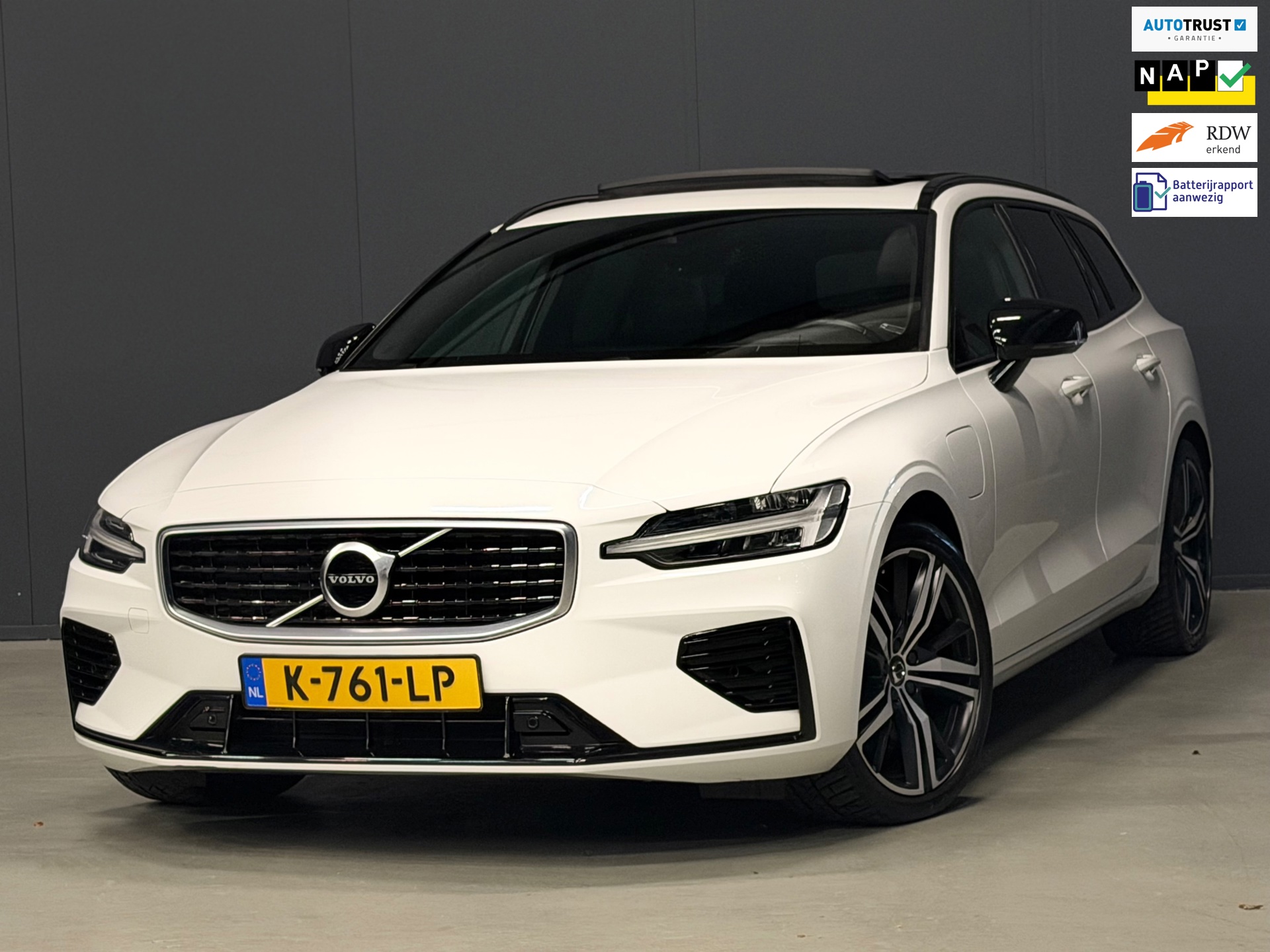 Volvo V60 2.0 T6 Twin Engine AWD R-Design KEYLESS/PANO/MEMORY/CAMERA/LEDER | KEURIGE AUTO !