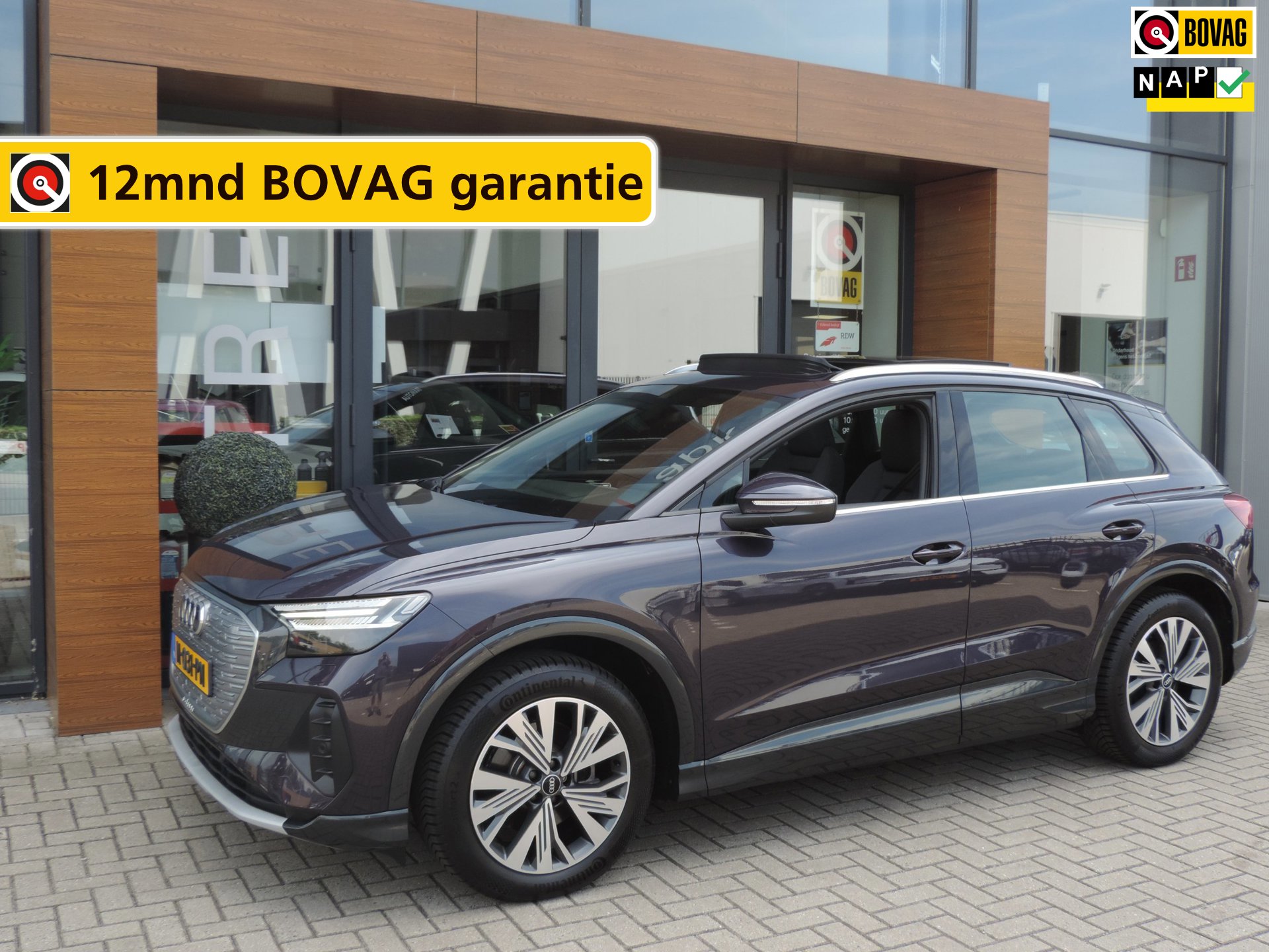 Audi Q4 e-tron 35 Launch edition Advanced Plus 55 kWh 63.000km | SOH 89.51% | Panodak | ECC | LED kopl | ACC | Stoelverw | Camera
