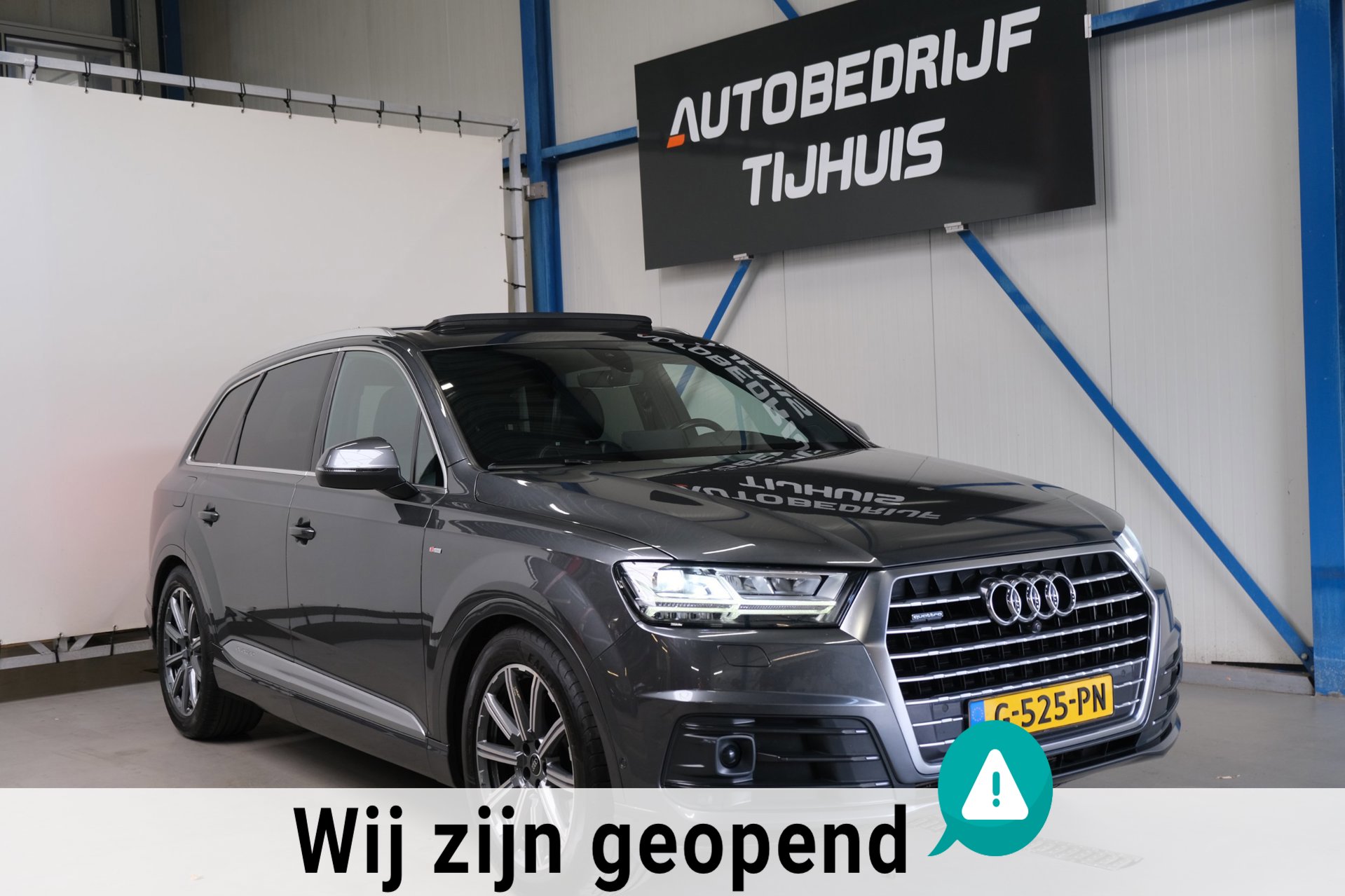 Audi Q7 3.0 TDI ultra quattro Pro Line 2x S-Line Automaat - Panodak, Camera, Luchtvering, Carplay, Standkachel, Trekhaak.