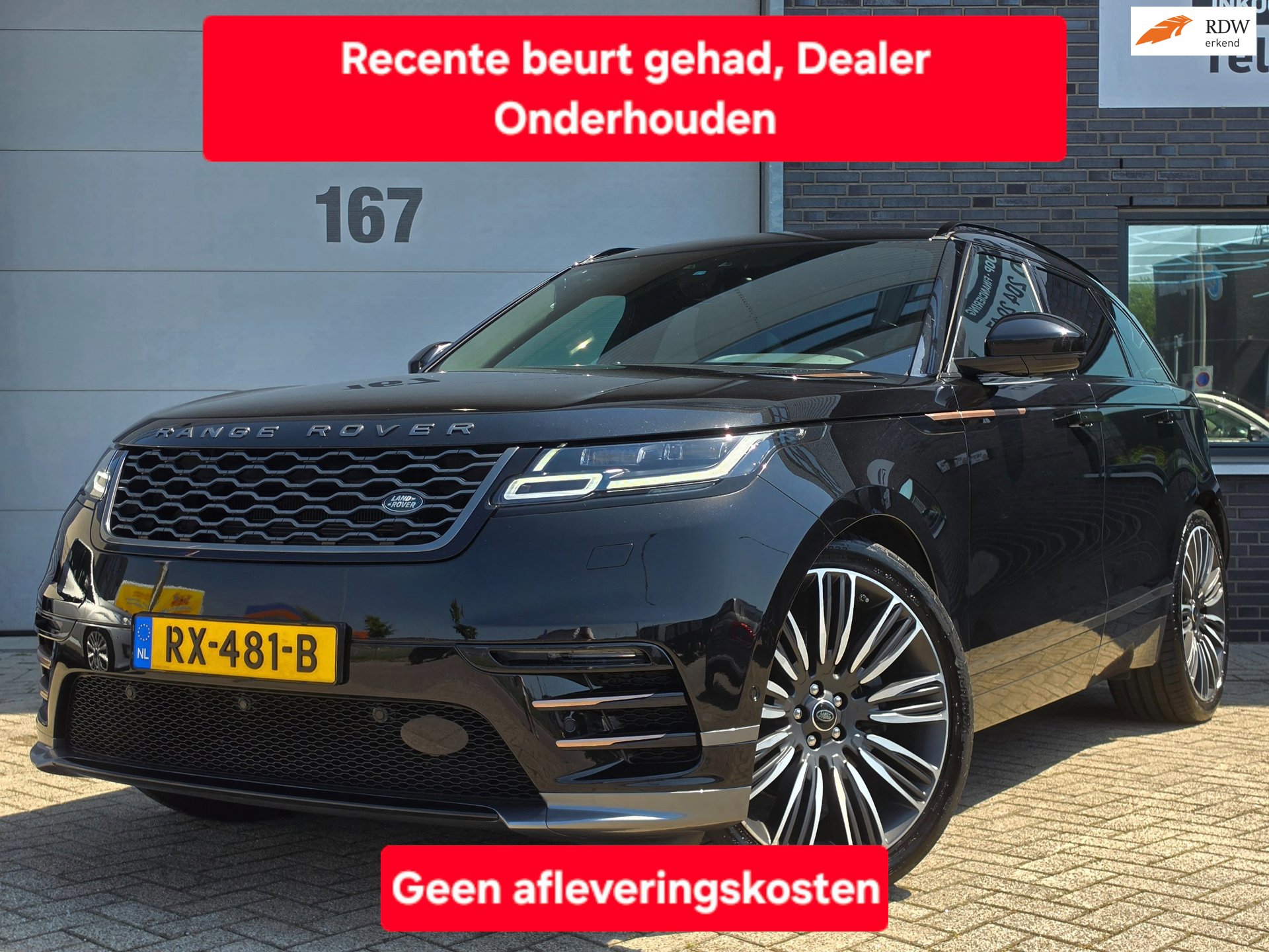 Land Rover Range Rover Velar 3.0 V6 SC AWD R-Dynamic P380|Luchtvering|Opendak|Pano