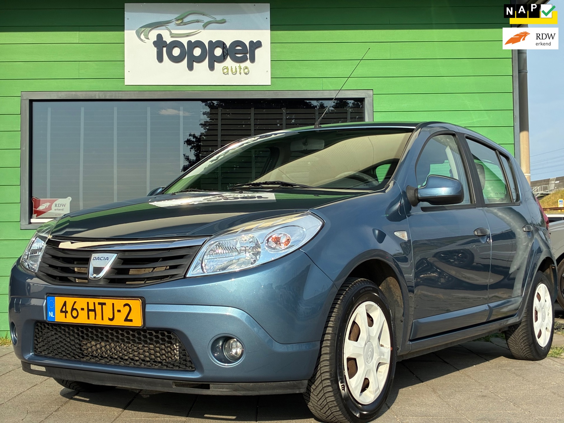 Dacia Sandero 1.4 Lauréate|1e Eigenaar|Airco|Elektr.ramen|Bluetooth|NAP|