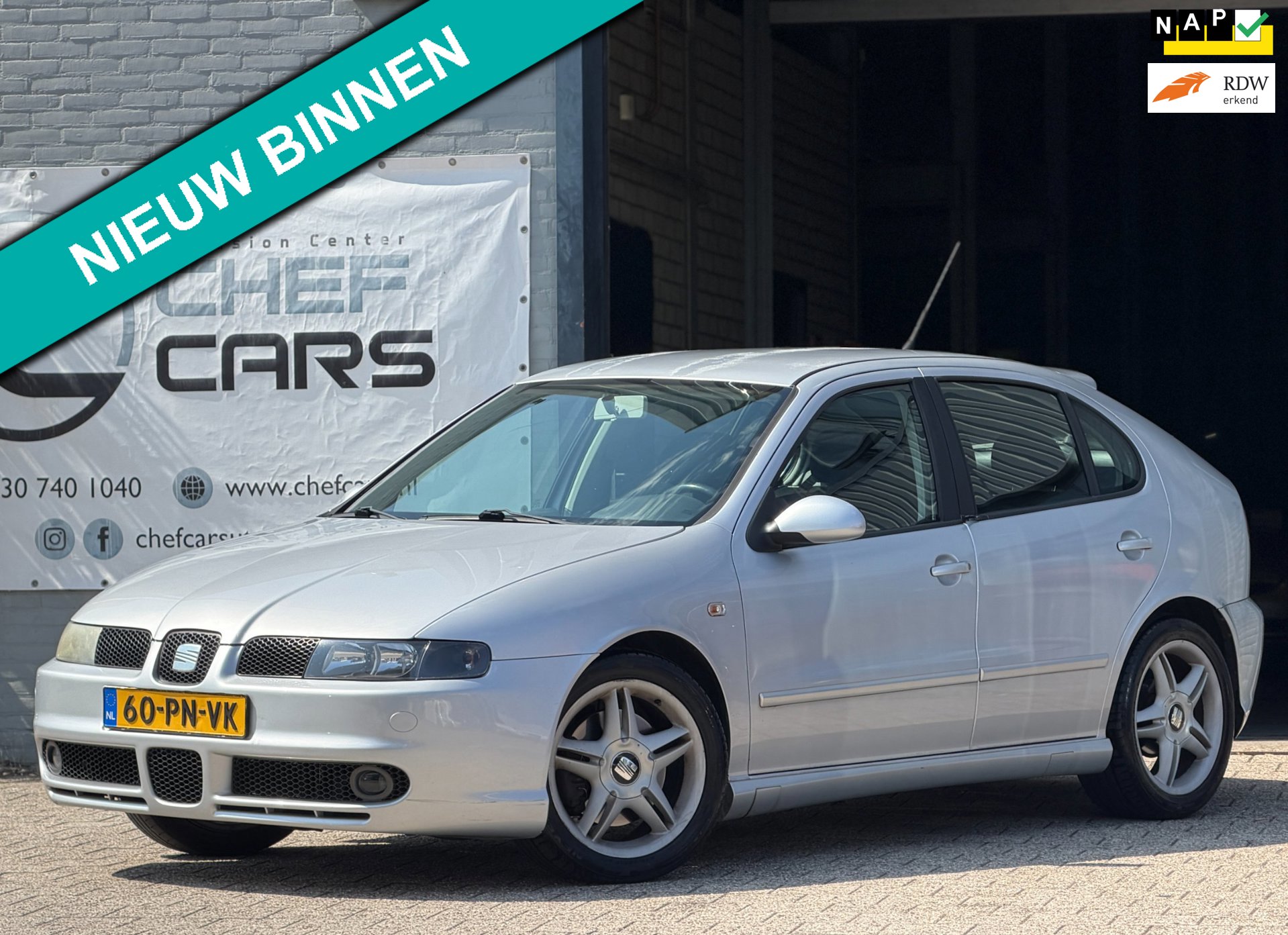 Seat Leon 1.8 TURBO TOPSPORT|NAP|AIRCO|DEALEROH|BOEKJES|6BAK!