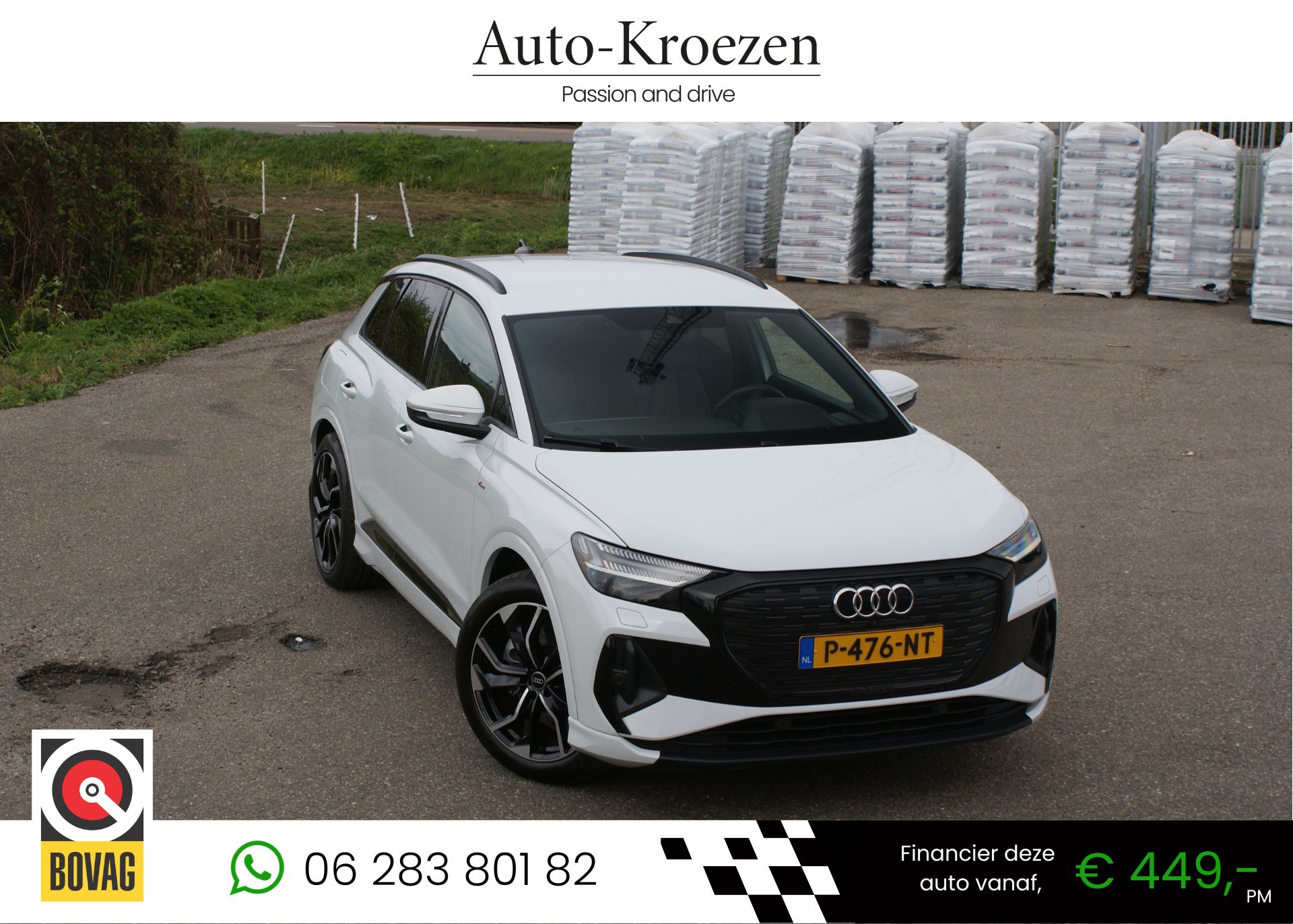 Audi Q4 e-tron 50 quattro Launch edition S Competition 77 kWh | S Line| SOH 93,8% | 1 eigenaar |
