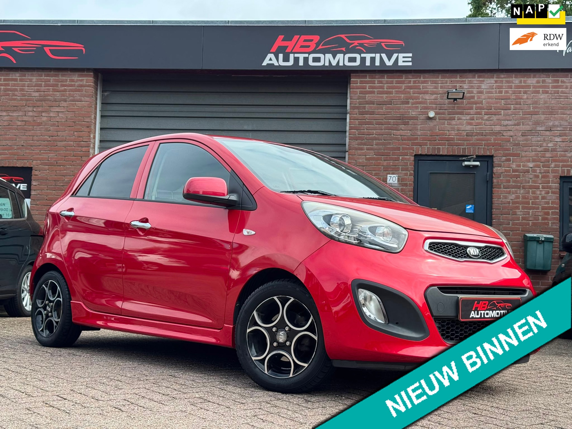 Kia Picanto 1.2 CVVT WORLD CUP ED/ 5DRS/AIRCO/ELRAM/2DE EIG.