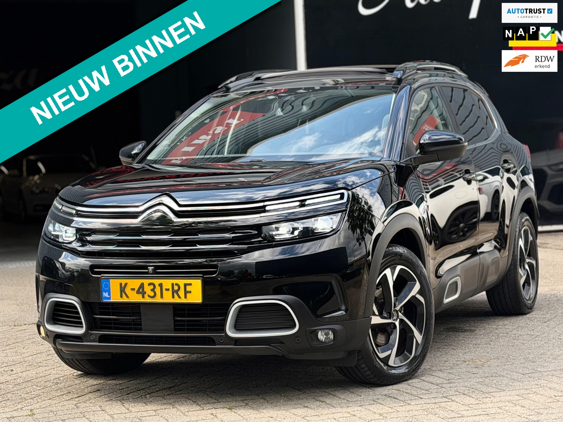 Citroën C5 Aircross 1.2 PureTech Business Plus AUTOMAAT PANO/ACC/DODEHOEK/LINE-ASSIST | KEURIGE AUTO !
