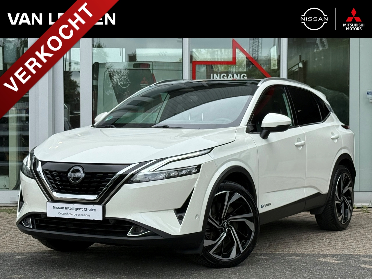 Nissan QASHQAI E-power 190pk Tekna Plus | Leder | Panoramadak | 360-Camera | App Connect | Head-Up | Keyless