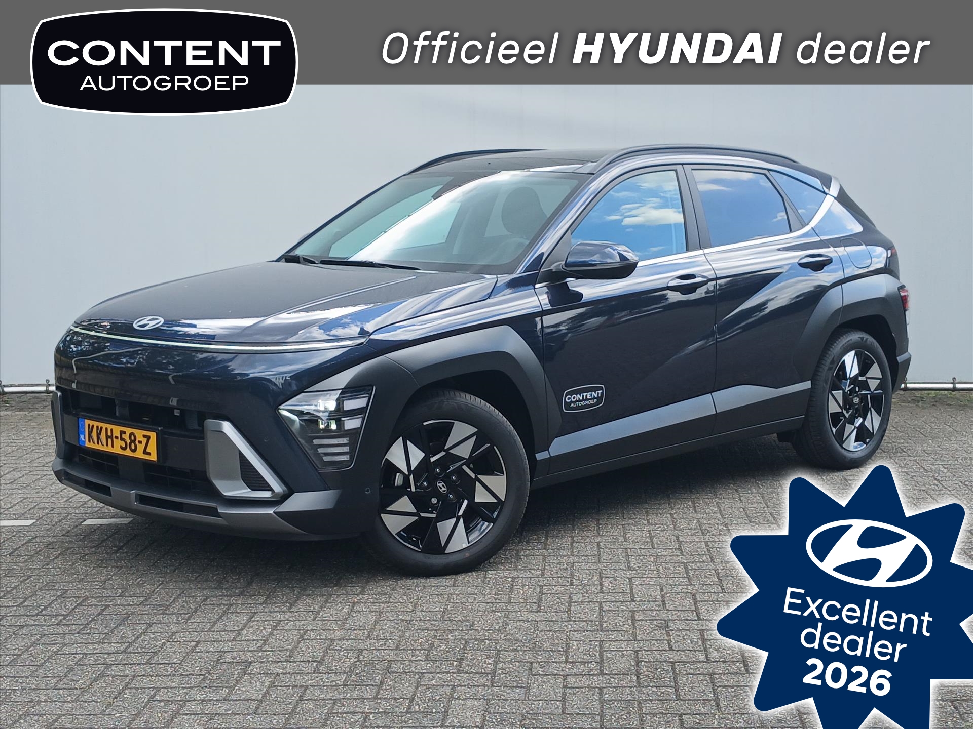 Hyundai Kona 1.6 GDI HEV 138pk DCT Premium Sky / DIRECT LEVERBAAR! / Demonstratieauto /