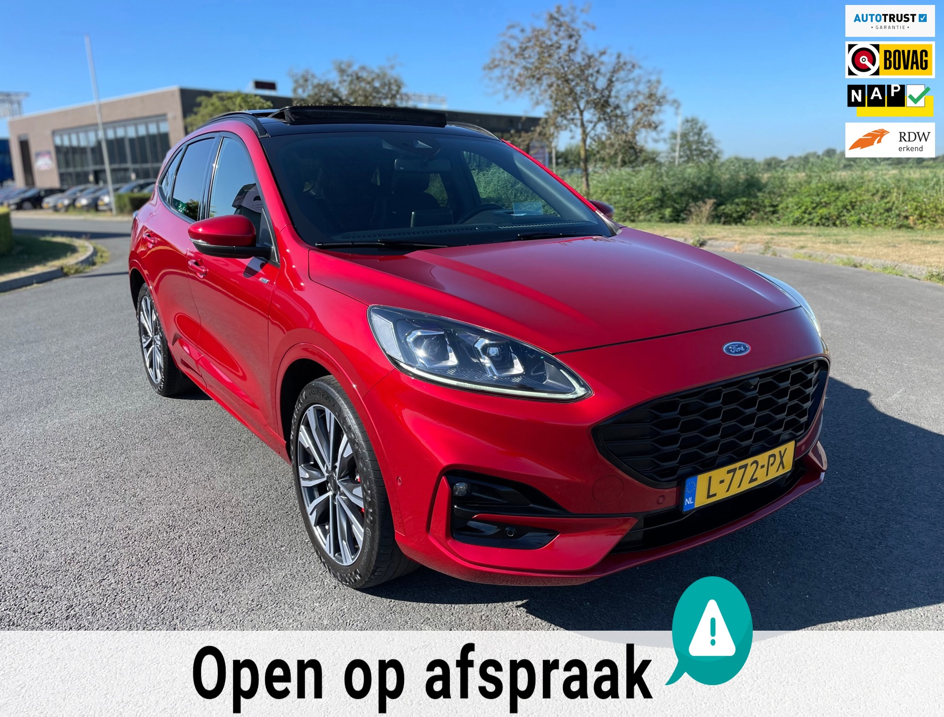 Ford Kuga 2.5 PHEV ST-Line X, Pano, SOH 100%, Acc, Winter-pack, B&O-audio, HUD, Cam, 1e eig afk, Geen import, Nap, Volledig oh!