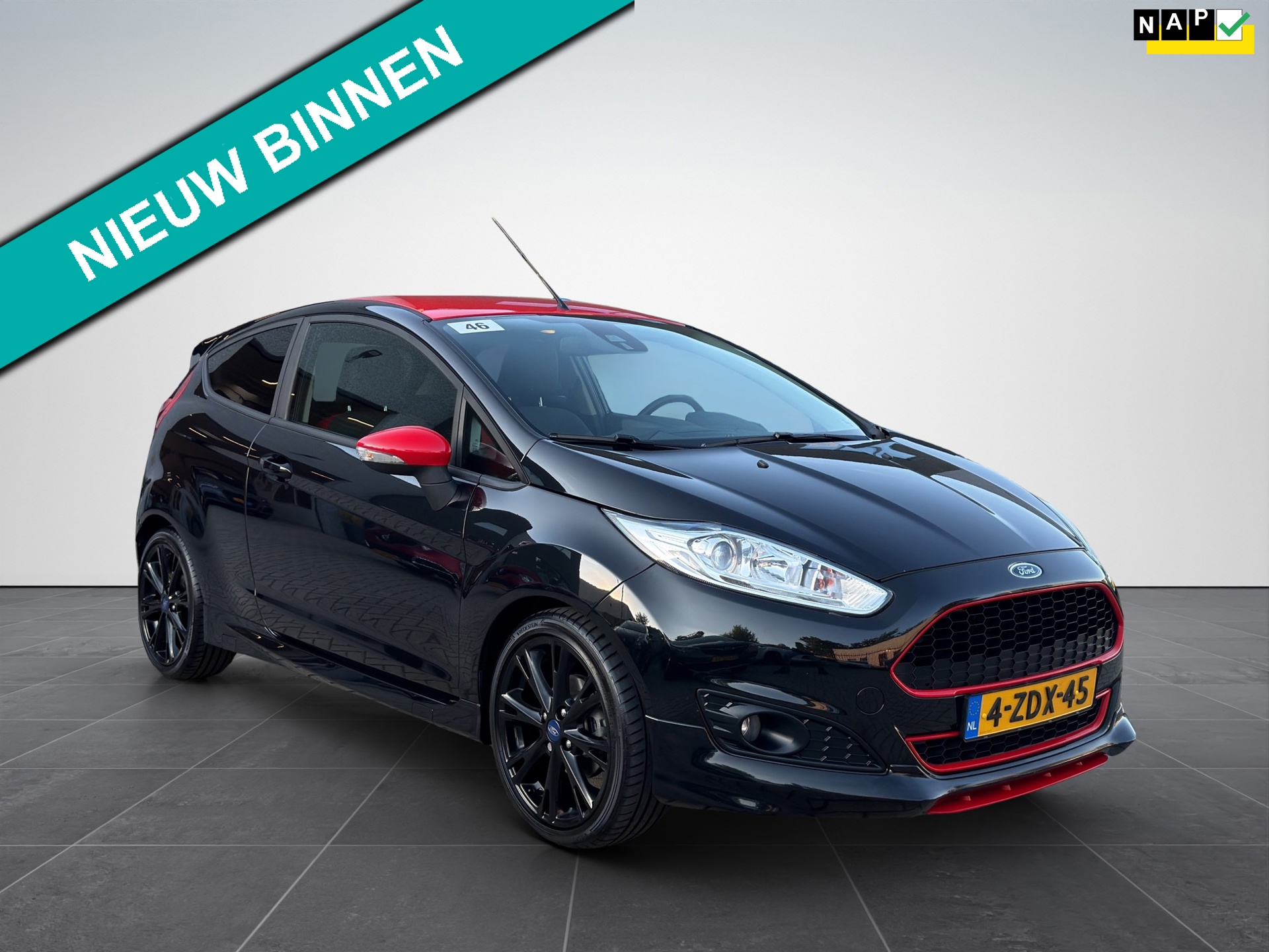 Ford Fiesta 1.0 EcoBoost Red/Black Edition 140pk|Cruise|NAP