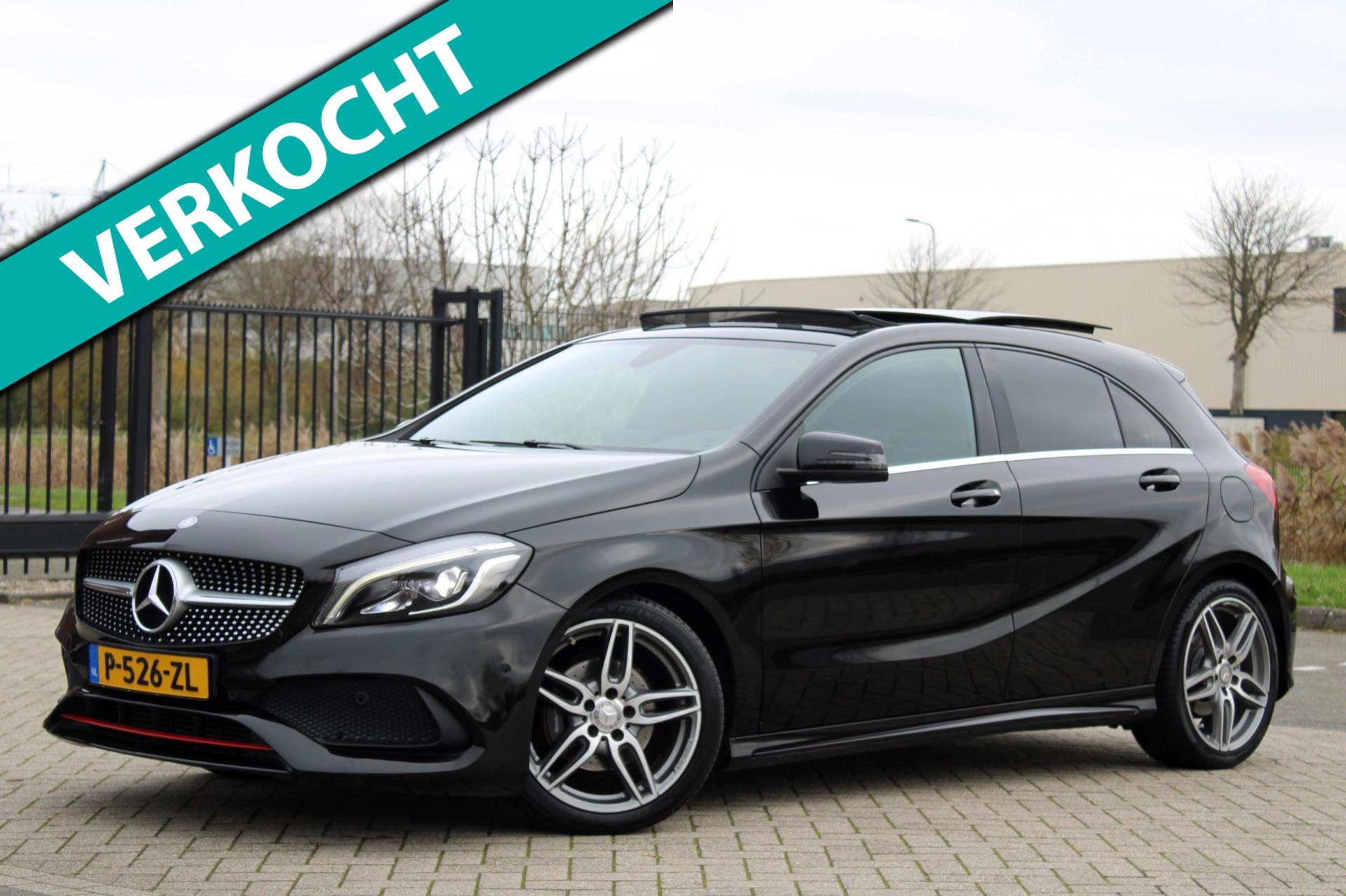 Mercedes-Benz A-klasse 160 AMG Night Edition l Pano l Navi