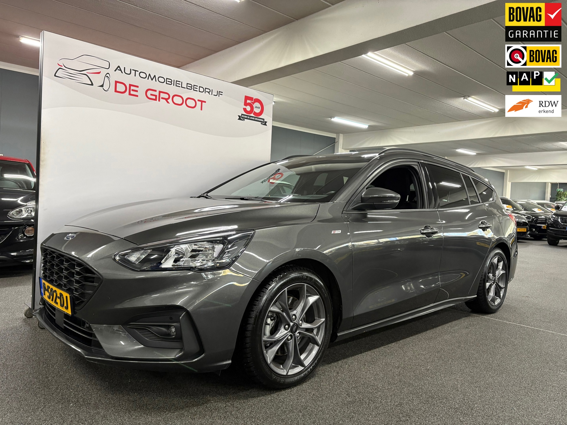 Ford Focus Wagon 1.0 EcoBoost Hybrid ST Line Business/ Nederlandse auto/ Eerste eigenaar/ Achteruitrijcamera/ Parkeersensoren