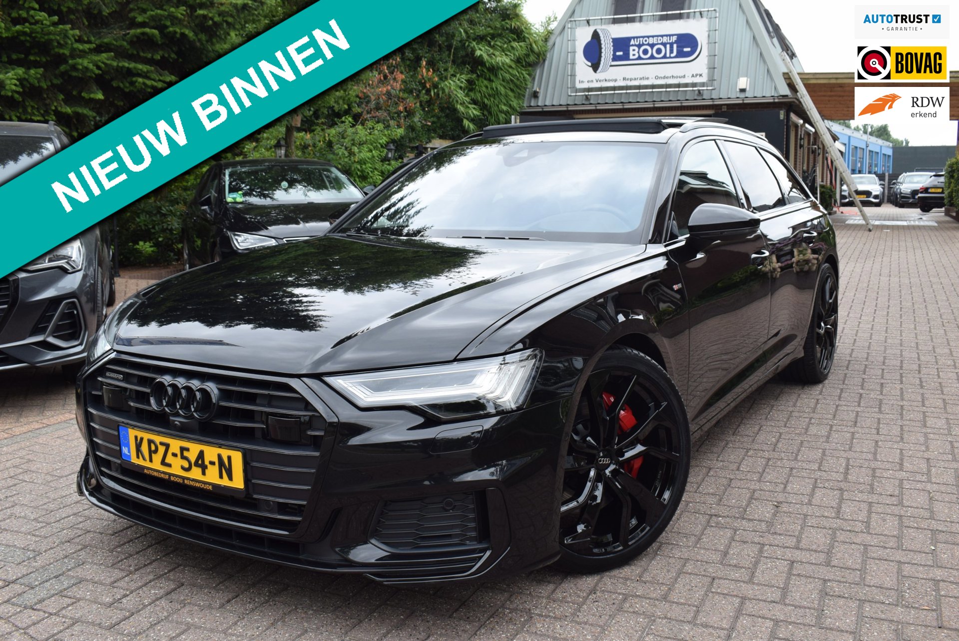 Audi A6 Avant 55 TFSI e quattro S-LINE Competition PANO DAK/ADAP CRUISE/SFEERVERL/LEDER/B&O/TREKH/MATRIX/MEMORY/NAVI/CAMERA 360