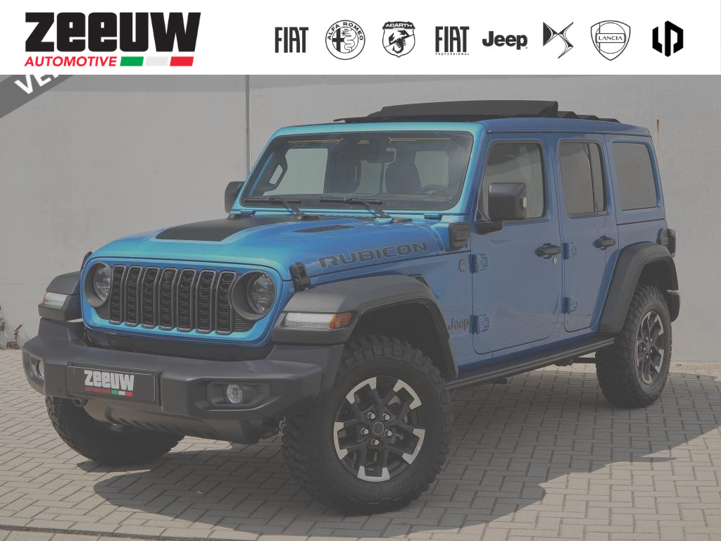 Jeep Wrangler Unlimited 4xe 380 PK Rubicon | Softtop | MY25 | Camera | Leder | Carplay VERKOCHT