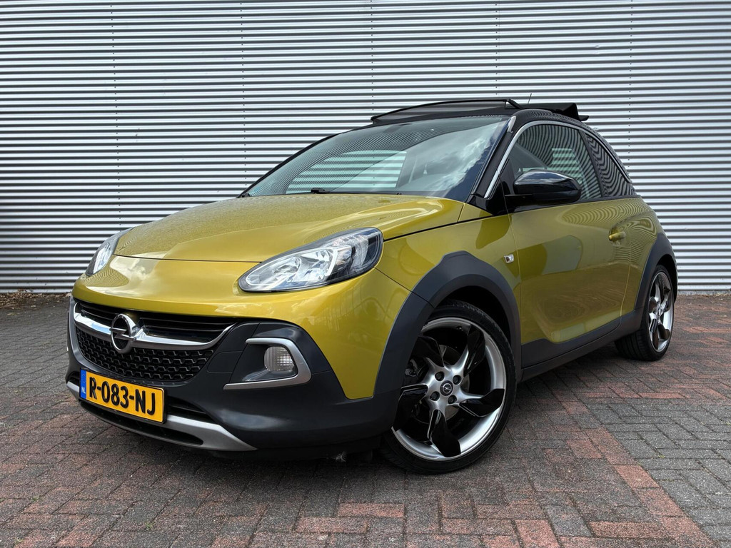 Opel ADAM 1.0 Turbo Rocks Cabrio Cruise Led Navi Pdc Leer 16 Eerste Eigenaar Perfecte Staat