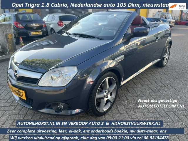 Opel Tigra TwinTop 1.8-16V Linea Rosso , 2e eigenaar, Nederlandse auto, boekjes-nap-pas, zeldzaam mooie