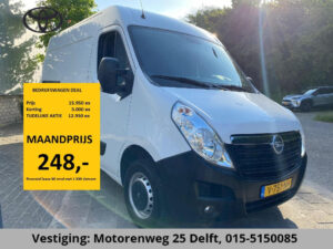 Opel Movano 2.3 CDTI 145PK L2H3 1600 KG LADEN NAVI.AIRCO 1e