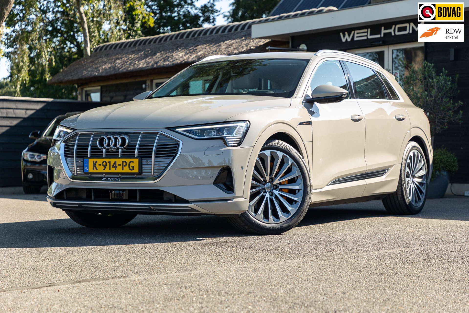 Audi E-tron E-tron 55 quattro advanced Pro Line Plus 95 kWh Soh 95% I Siambiege I Luchtvering I Stoelkoeling & verwarming I B&O