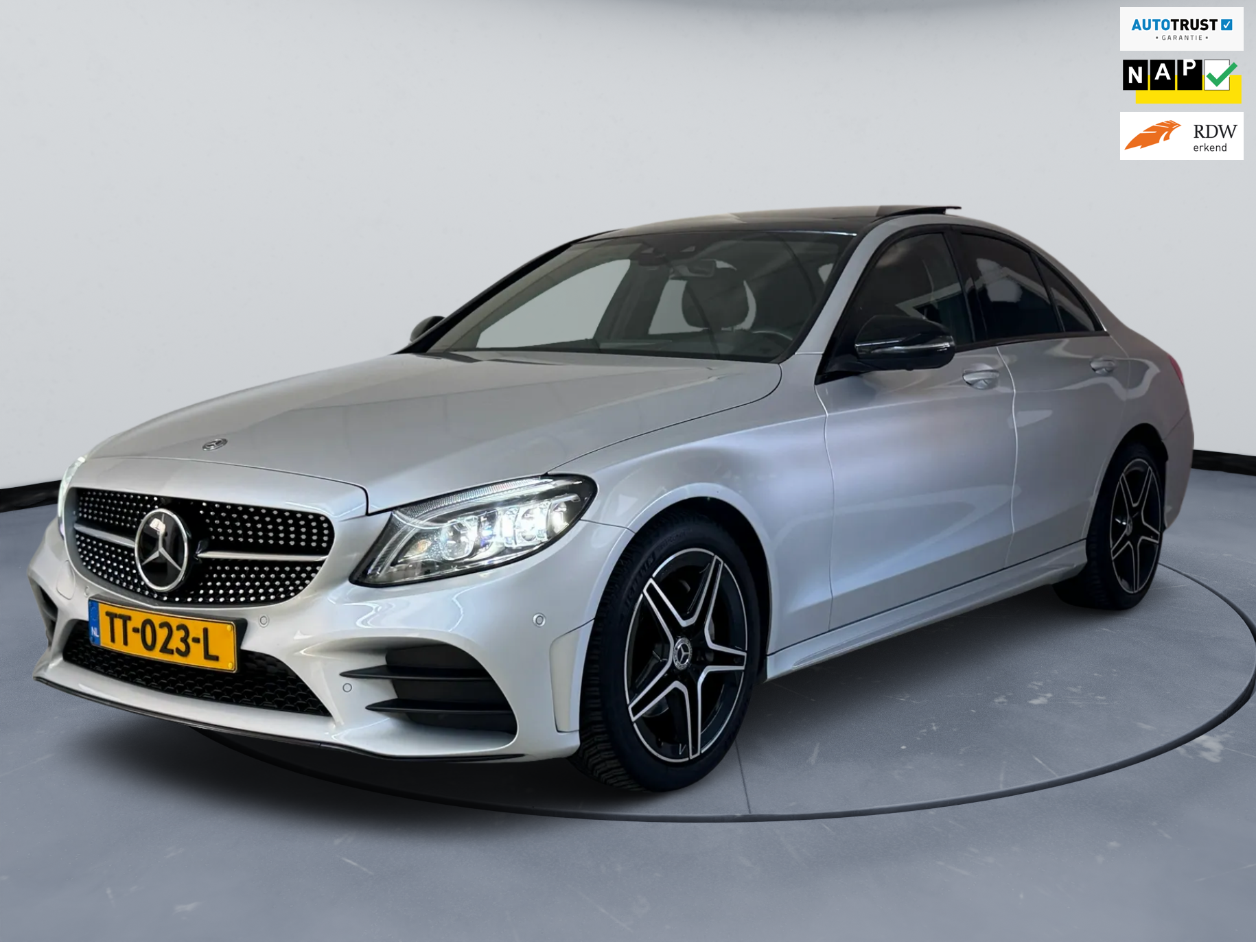 Mercedes-Benz C-klasse 180 Premium Plus Pack AMG|Pano|Burmester|Memory|360Cam|