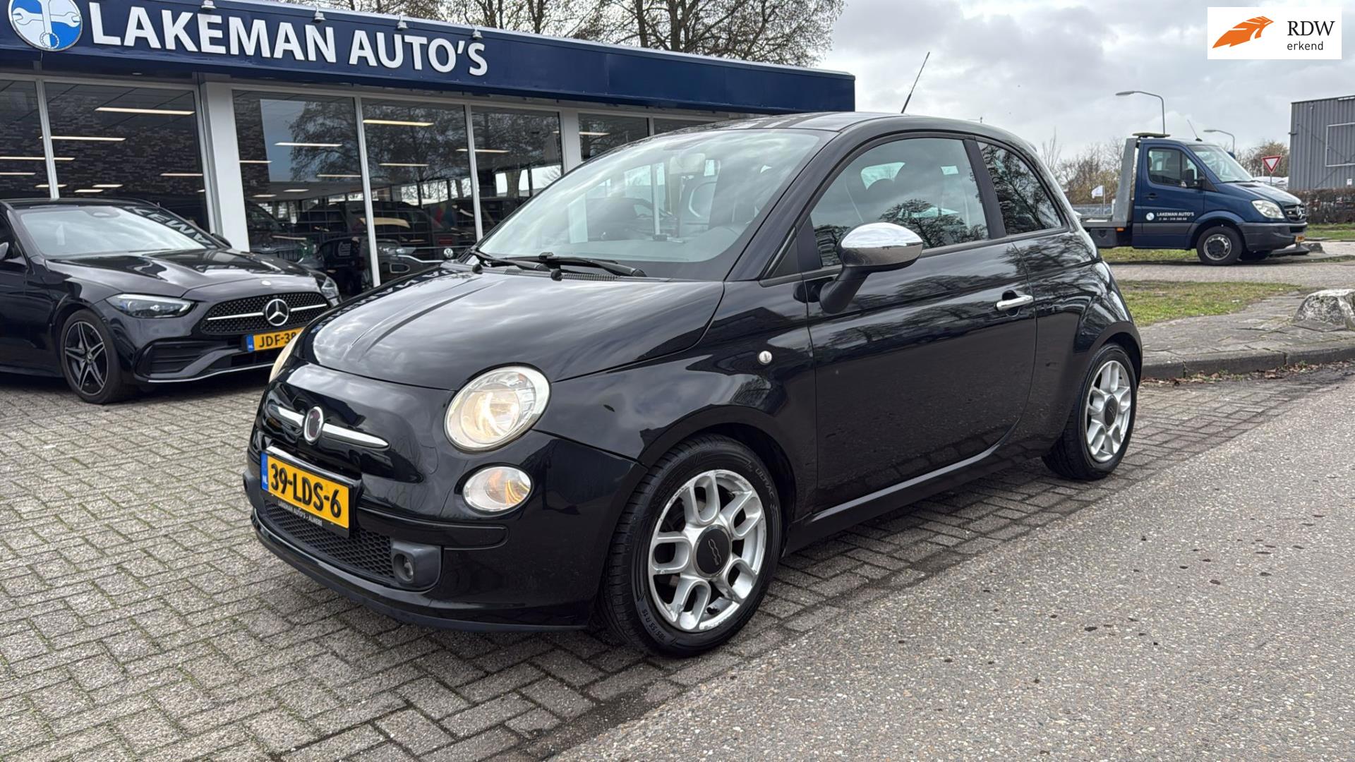 Fiat 500 1.2 Sport AUTOMAAT Blackline Huurkoop Inruil APK Garantie
