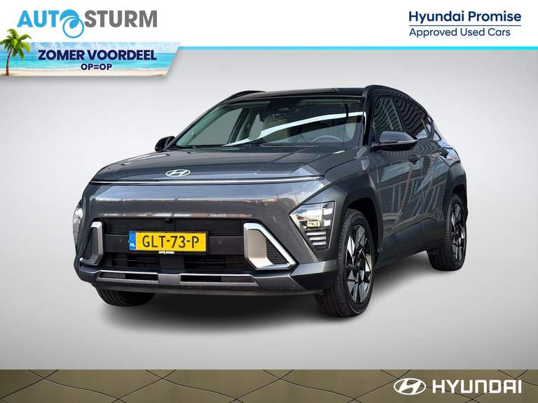 Hyundai Kona 1.6 GDI HEV Premium NL-Auto, Meest Luxe Uitvoering!