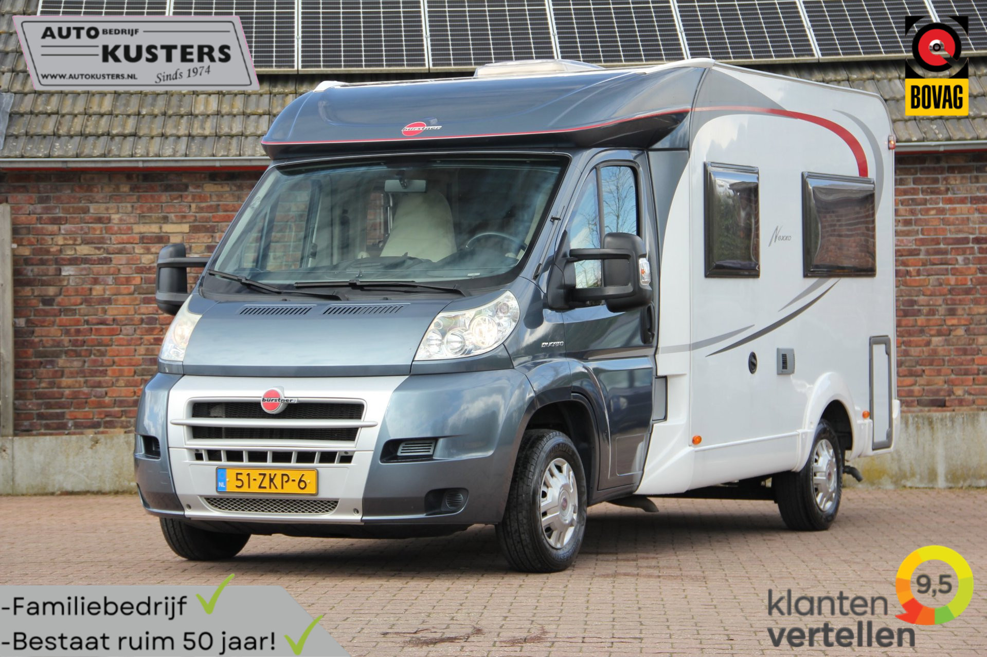 Bürstner BUT569 Nexxo T569 | Vast Bed | Kleine Camper| Elektrische Trap| Douche| Frans Bed