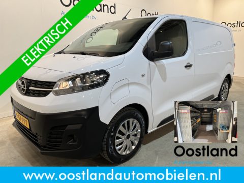 Opel Vivaro-e L2H1 Edition 75 kWh / 100% Elektrisch !! / Servicebus / Kast-inrichting / Airco / Cruise Control / PDC / 3-Zits / 21.400 KM !!
