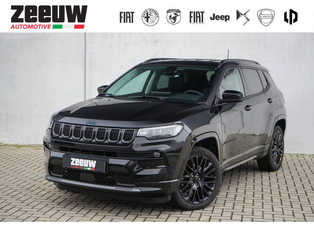 Jeep Compass 4xe 240 PK Hybrid S | Leder | Pano | Navi | Winter | Cam | 19'