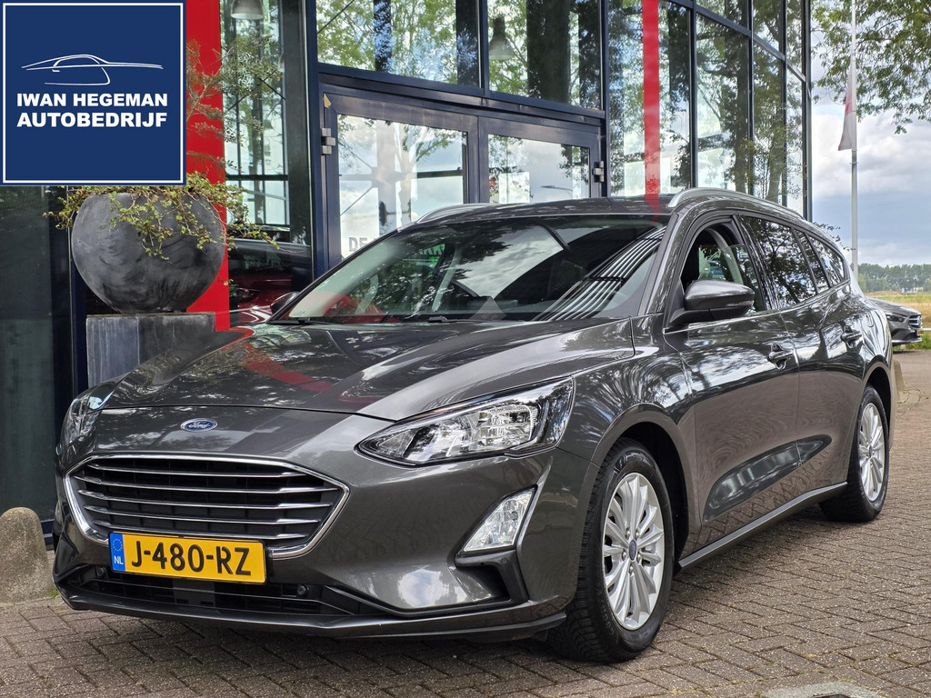 Ford Focus Wagon 1.0 EcoBoost Titanium X Business AUTOMAAT | Wegkl. Trekhaak | Navigatie | Winterpakket | Apple Carplay | Cruise Cont