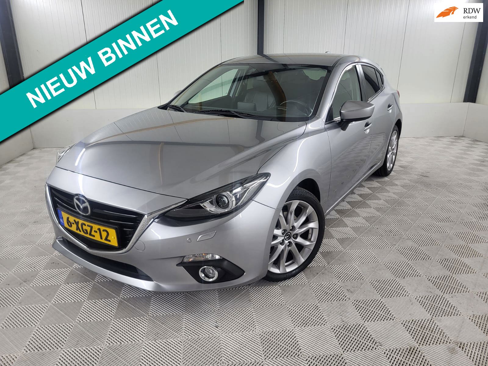 Mazda 3 2.0 GT-M, Leder, Navigatie, Parkeersensoren, Bose sound