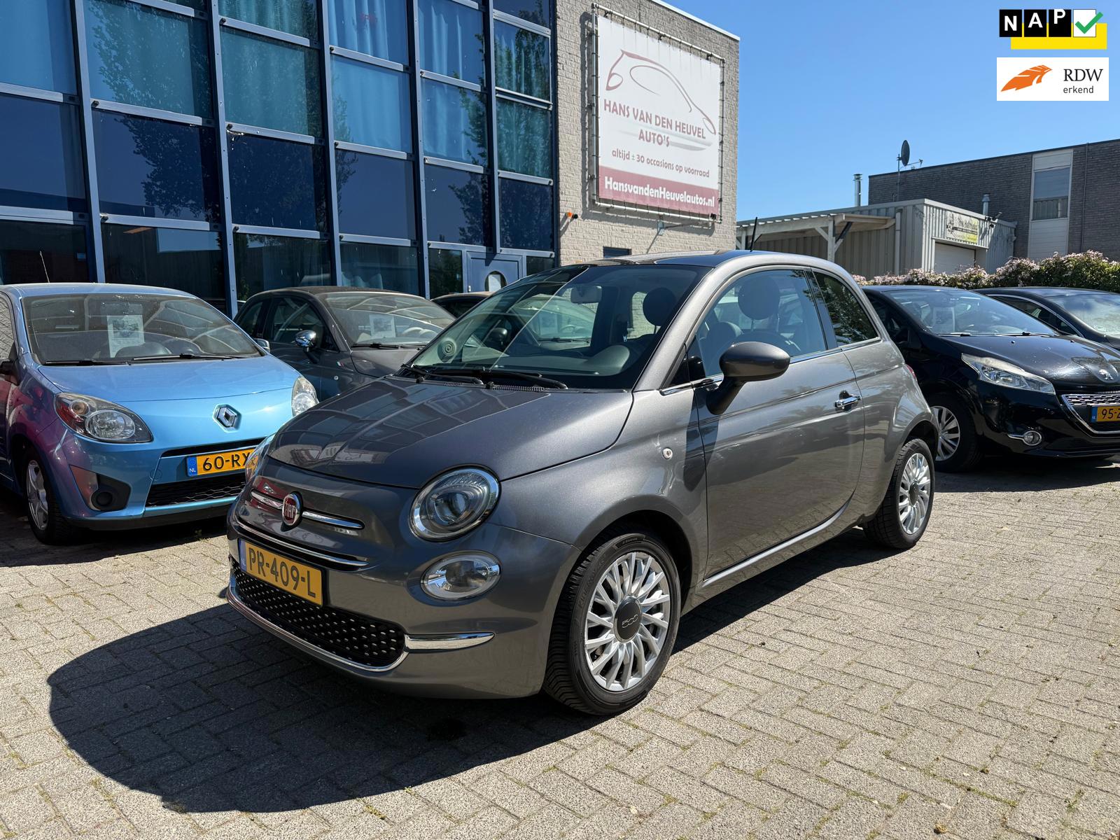 Fiat 500 0.9 TwinAir Turbo Anniversario, Pano, Airco, APK 04/27