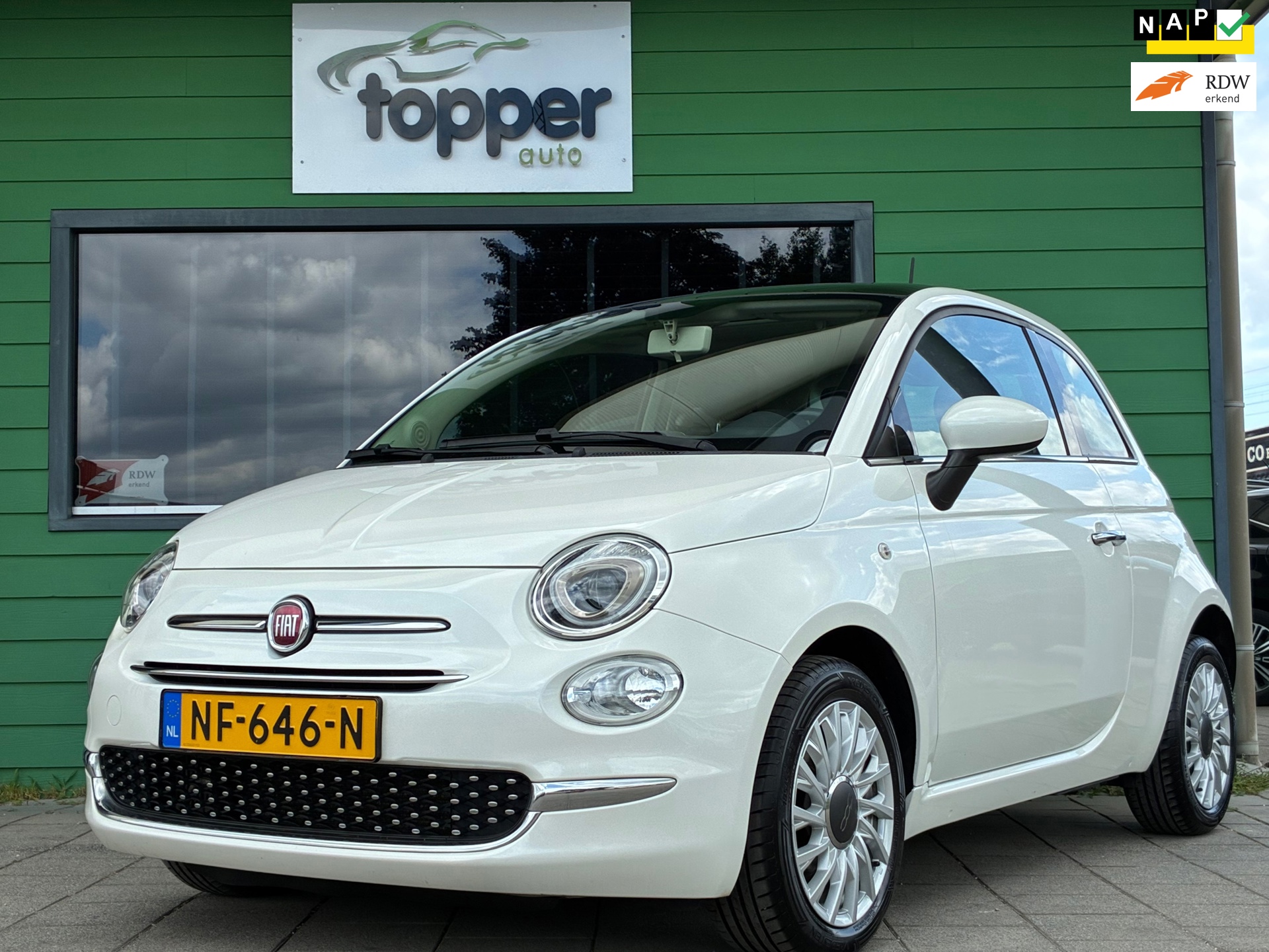 Fiat 500 0.9 TwinAir Turbo Sport|Panoramadak|CruiseControl|Airco|PDC|Lm-Velgen|