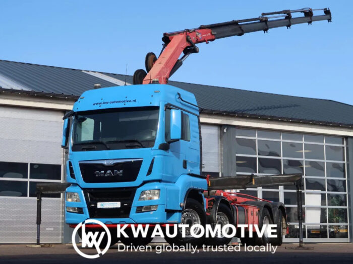 MAN TGS 35.480 8X2-6/ HMF 2620/ CABLE+KRAN/ REMOTE