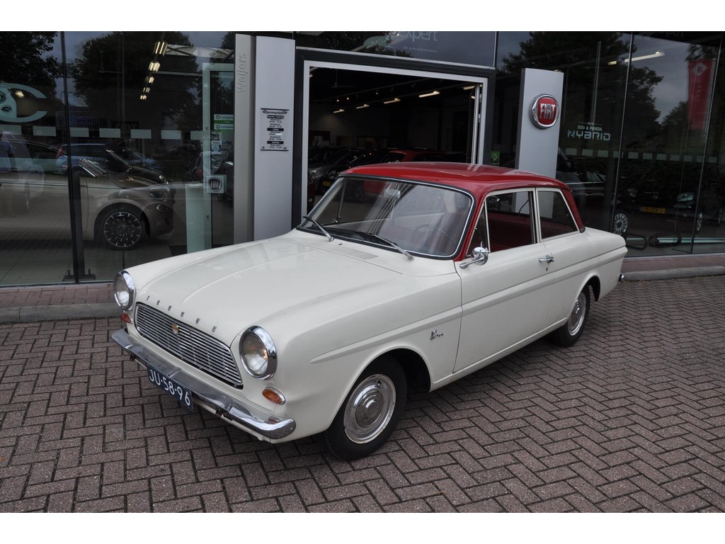 Ford Taunus 1.2 12M Wit, Rood dak in prima staat.