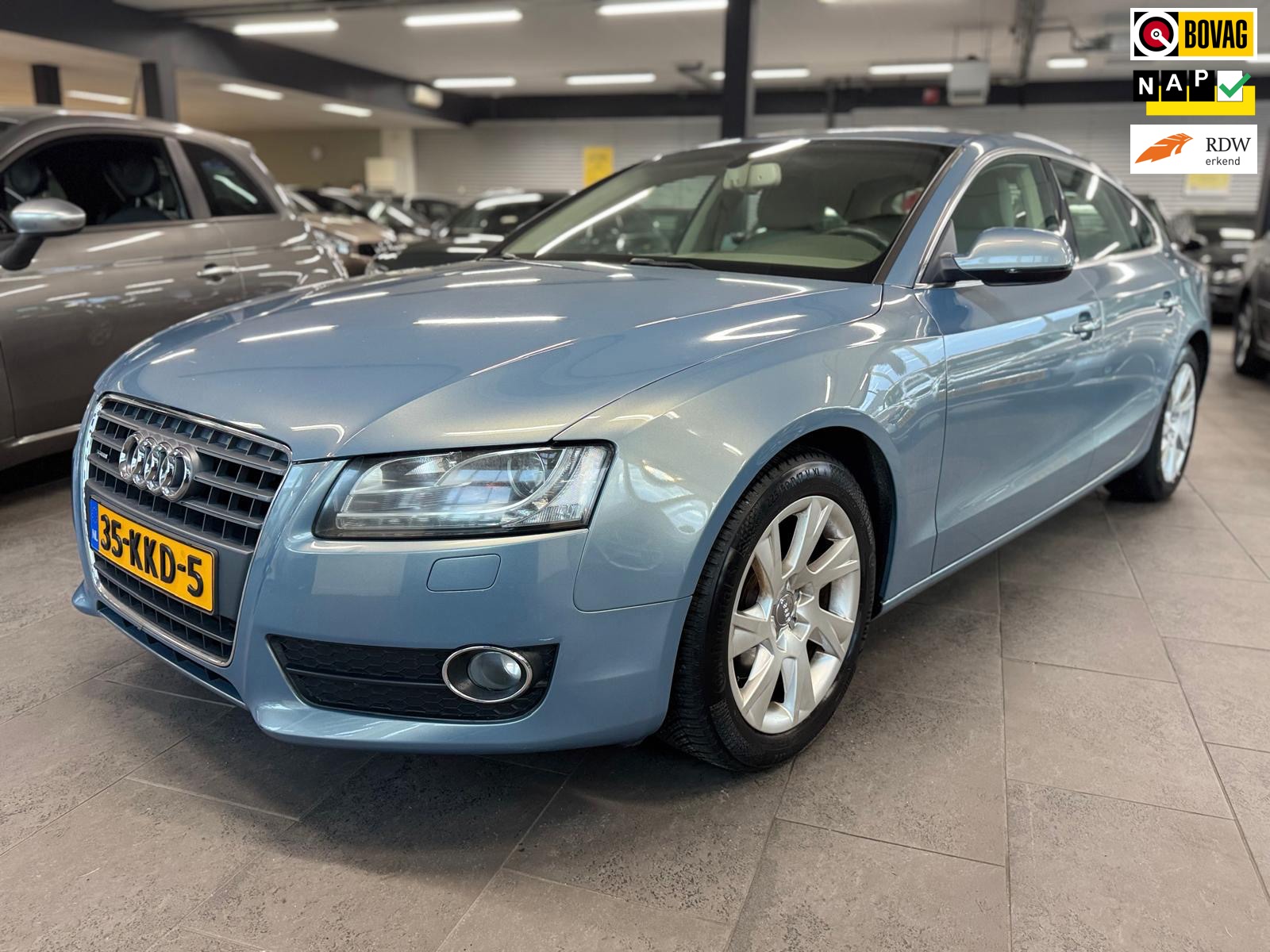 Audi A5 Sportback 2.0 TFSI quattro leer xenon navigatie clima cruise controle lm-velgen elektrische pakket stoelverwarming parkeer