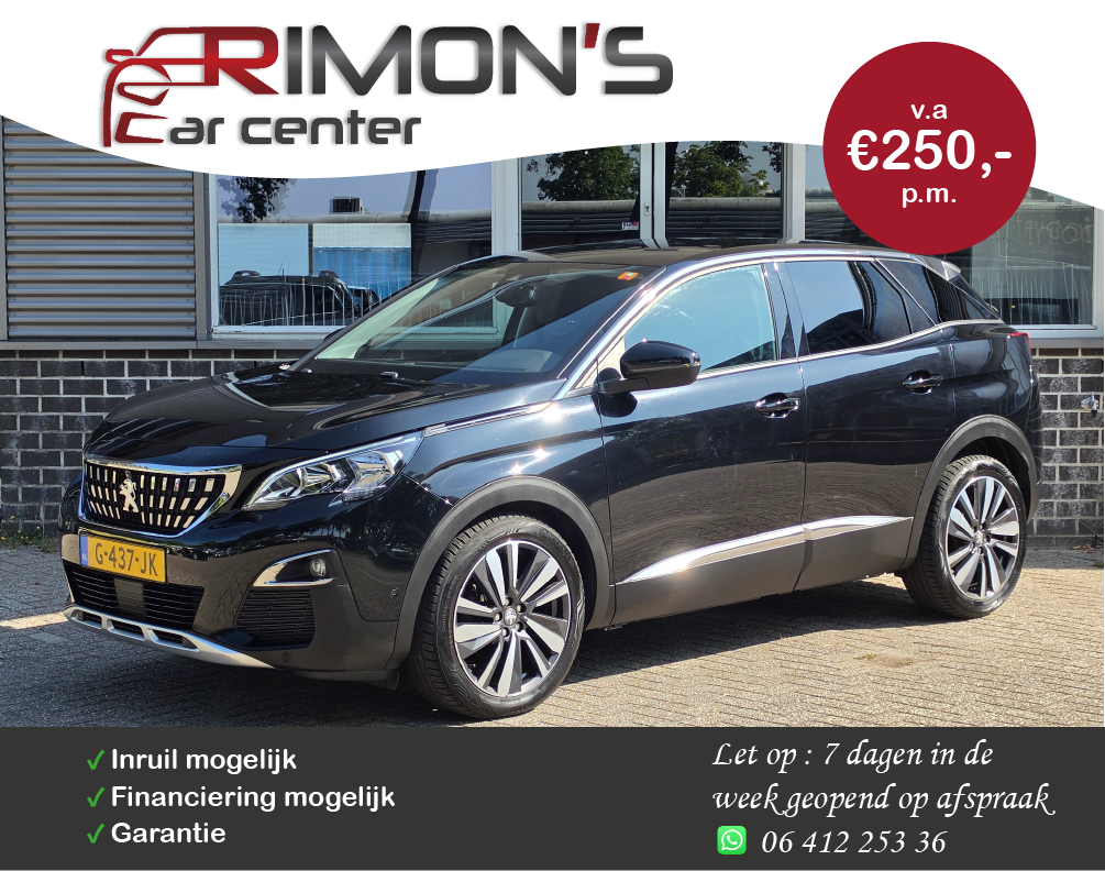 Peugeot 3008 1.2 Automaat Navi 360 Camera Memory Stoel Nap