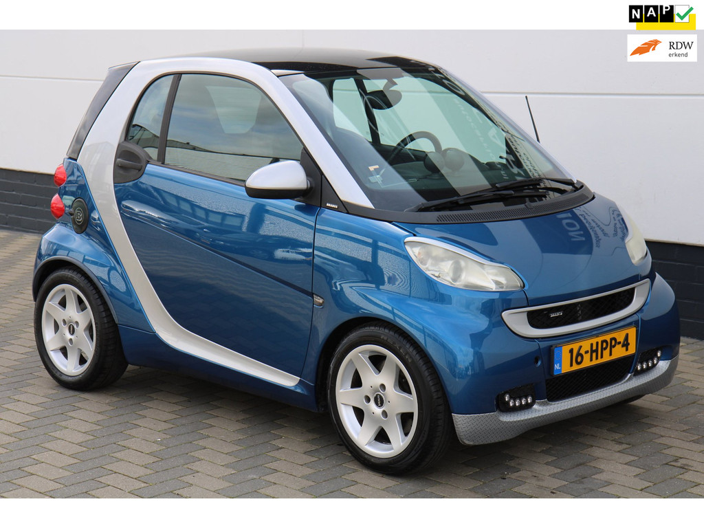 Smart Fortwo Coupé 1.0 mhd Brabus Pano Airco NAP uniek !!!