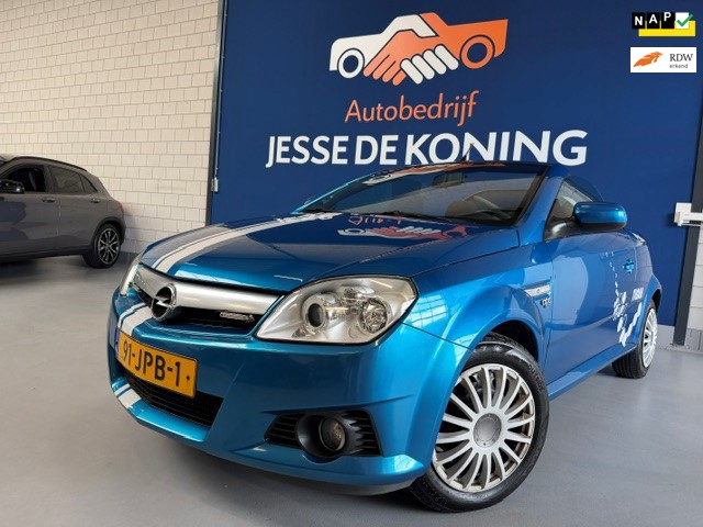 Opel Tigra TwinTop 1.4-16V Rhythm / bj.2009 / kleur: blauw / NAP met 156174 km.en APK tot 05/2027 / Hardtop Cabriolet / Navigatie.