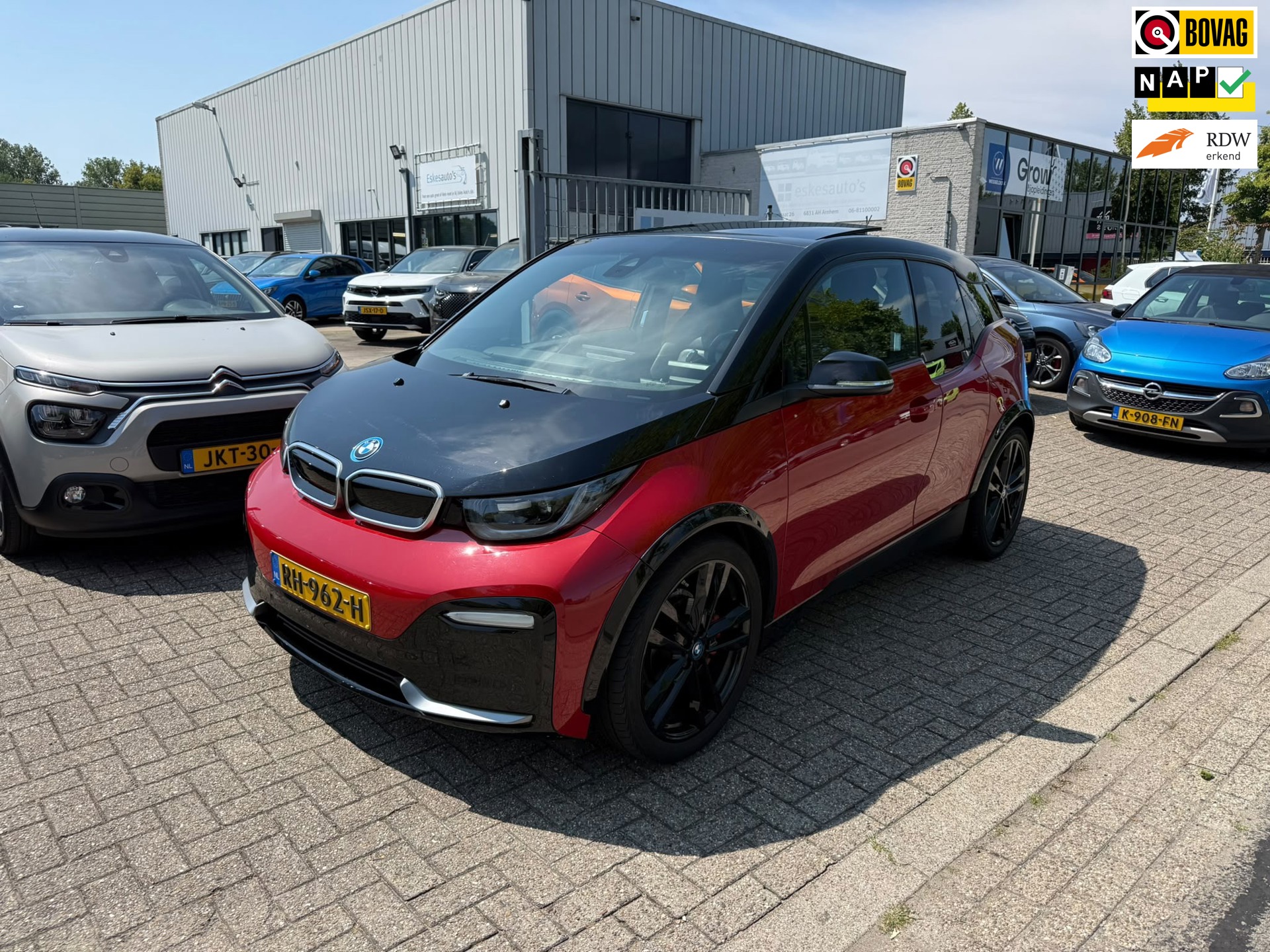 BMW I3 S Launch Edition 94Ah 33 kWh, Panodak, Leder, Navi, Camera, NAP